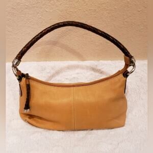 FOSSIL Camel Pebbled Leather Handbag